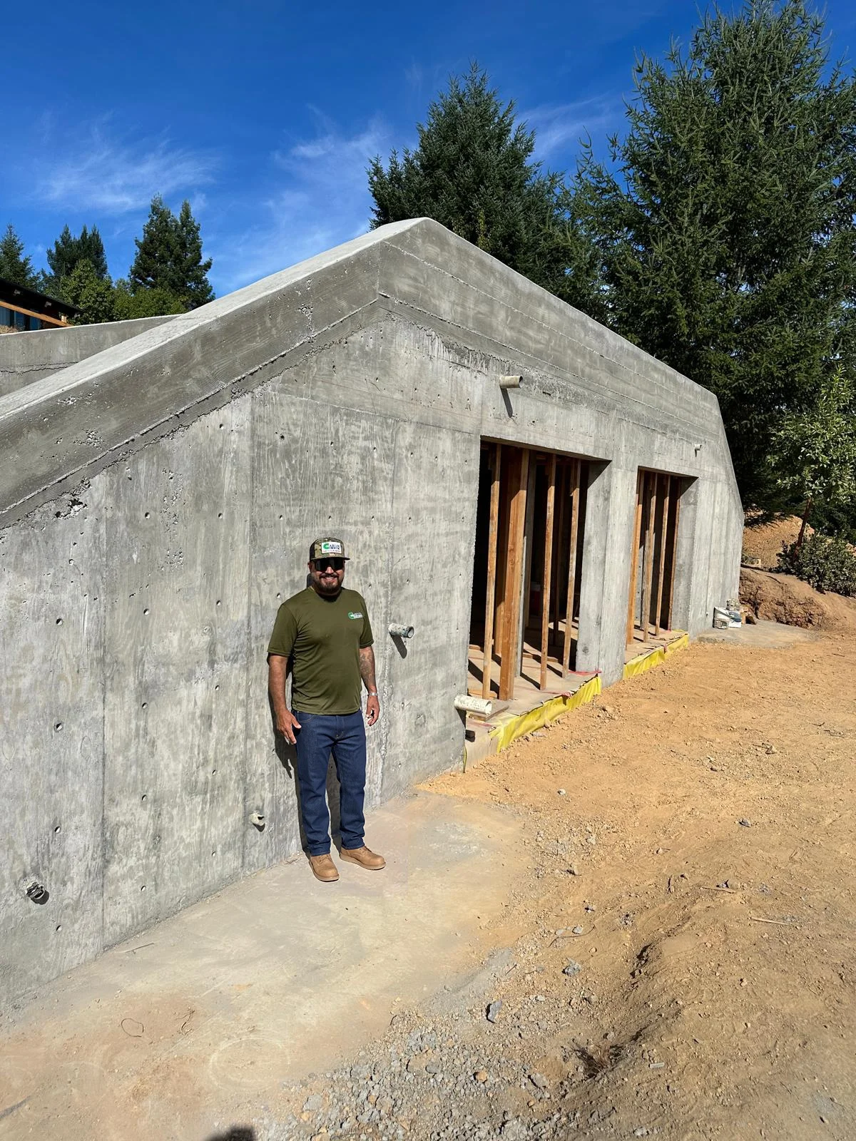 Carlos Ortiz, CEO of San Carlos Concrete, on a jobsite